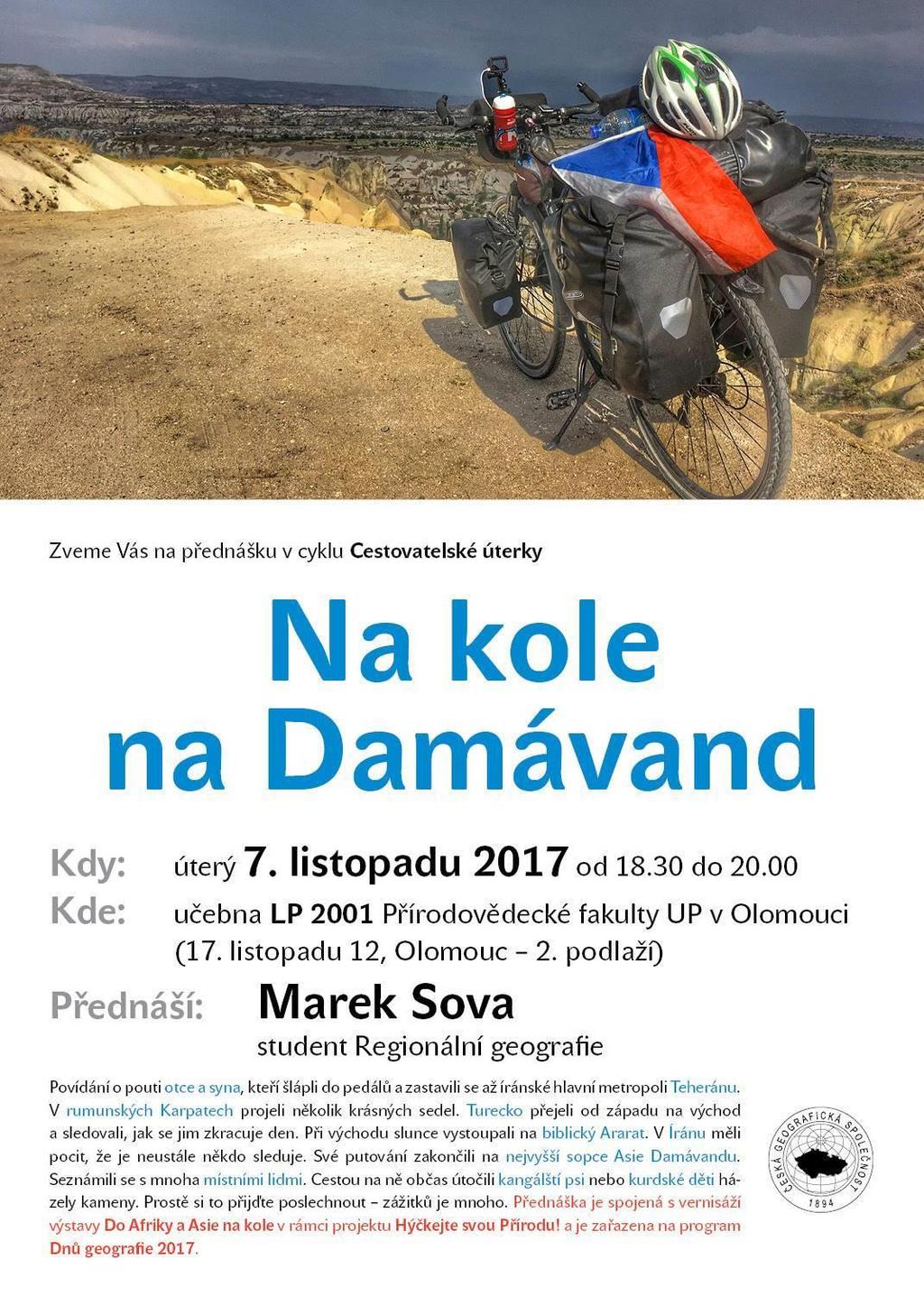 Příloha 3: Plakát Na kole na Damávand