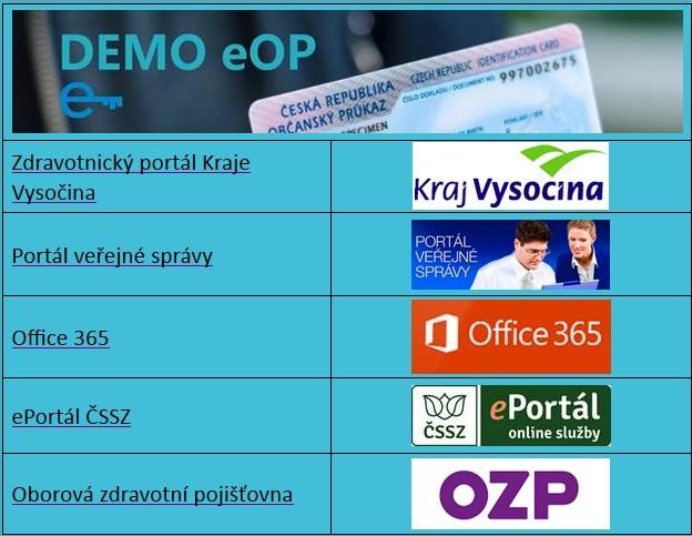 Demo eop - výběr poskytovatele služby OTAKAR ve svém internetovém