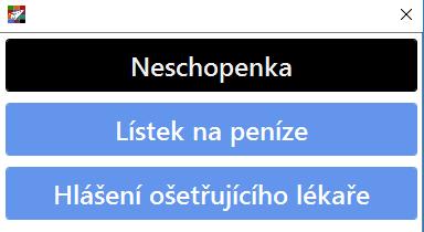 Pokud výběr nevyhovuje, lze novou adresu zapsat ručně. To samé platí i pro Zaměstnavatele.