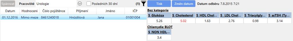 chyby v RČ). Modul Uzávěrka slouží k oznámení účetní firmě (pokud lékař tuto službu využívá), že jsou všechna data na vyúčtování pojišťovnám připravená a je možné provést vyúčtování.