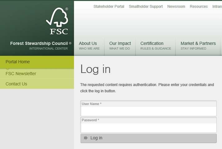 FSC Trademark Portal Trademark Portal umožňuje stažení FSC loga a známek Jak postupovat: 1. Přejděte na stránku https://trademarkportal.fsc.org/ portal/ 2.