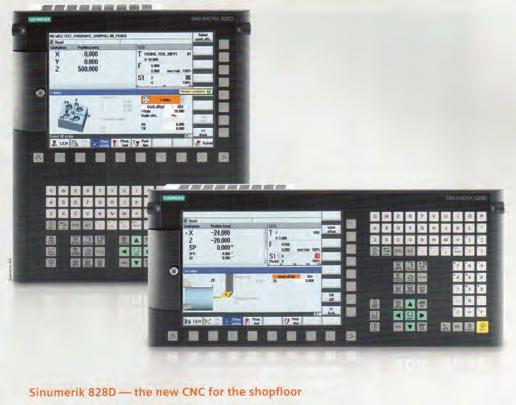 122 Seminář SpOS a VCSVTT: Obráběcí stroje a technologie na EMO Milano 2009 Sinumerik 828D (obr.