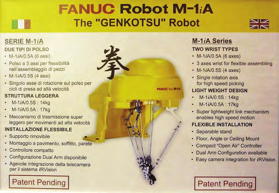 Pro řízení se předpokládá využití systému R- 30iA firmy Fanuc, kde jsou implementovány nejnovější uživatelské funkce [17]. 2.