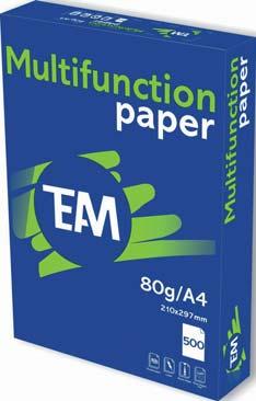 ECO certifikátem FSC a ISO 9706 možnost archivace, formát A4, balení 500 listů 009100 A4 80 g / 500 listů info Xerografický papír Maestro Speciál všestranný papír vyšší kvality, ideální pro vysoký