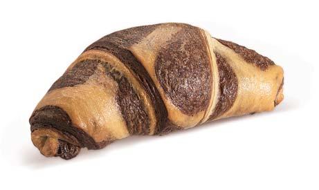 335592 CROISSANT MÁSLOVÝ 335593 MRAMOROVÝ CROISSANT S MLÉČNÝM S ČOKOLÁDOVOU NÁPLNÍ KRÉMEM A