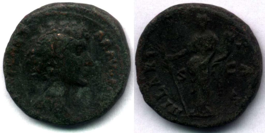 Severní Řecko, Septimus Severus Provinciální bronz (193-211 n.l.) AV: Hlava císaře vpravo m.