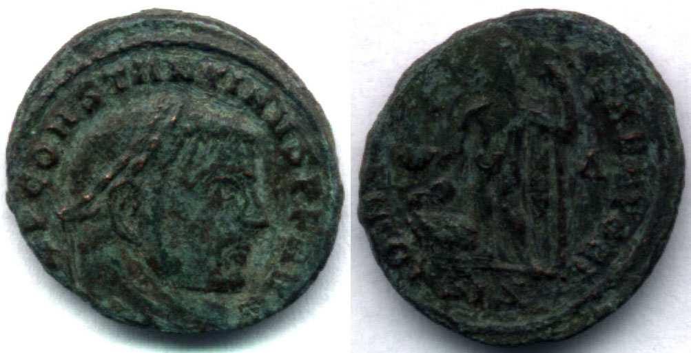 120 zpět Řím císařství, Maximianus (Herculius) Follis (286-310 n.l.), m.