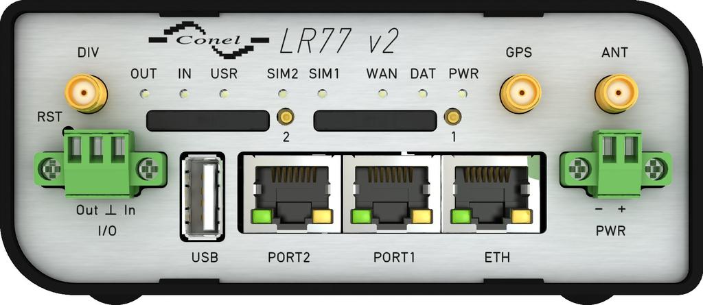 5. Provedení routeru 5.1 Verze routerů Router LR77 v2 je dodáván v níže uvedených variantách. Všechny varianty lze dodat v plastové nebo kovové krabičce dle přání zákazníka.