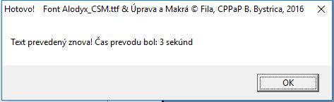 Teraz sa nám zdá tá veľkosť 28 bodov príliš veľká a chceli by sme to zmeniť na 20 bodov. Označíme celý text (Ctrl+A) a dáme veľkosť písma 20.