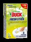 Duck Fresh Stick Mořská vůně 5000204696981/ /SKU 644050 Duck Lime 5000204653533/ /SKU 655784 5000204653595/ /SKU 655783 Duck Fresh Discs První náhrada za WC závěsy.