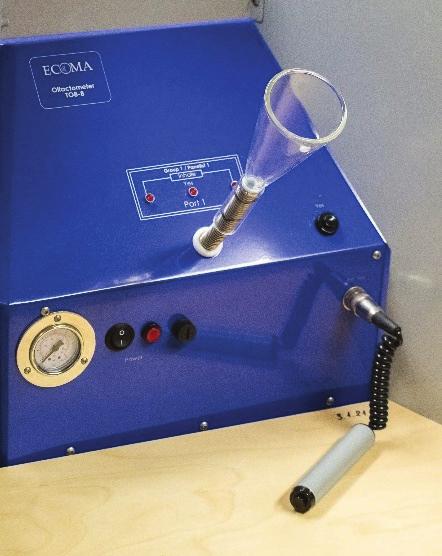 Zpracování vzorků v laboratoři Vzorky odebraného vzduchu jsou následně převezeny do pachově neutrálního prostředí laboratoře, kde je nalophanový vak napojen na vstup do olfaktometru laboratorního