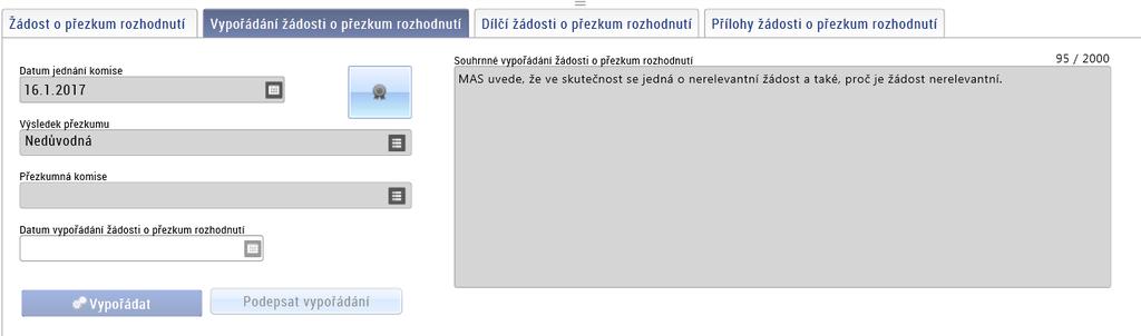 7.7 Kroky navazující na Důvodnou žádost o přezkum hodnocení 7.7.1 Kroky navazující na Důvodnou žádost o přezkum pro FNHP Změna stavu projektu Poté co MAS vypořádá žádost o přezkum daného hodnocení a celkový výsledek žádosti o změnu je pozitivní tzn.