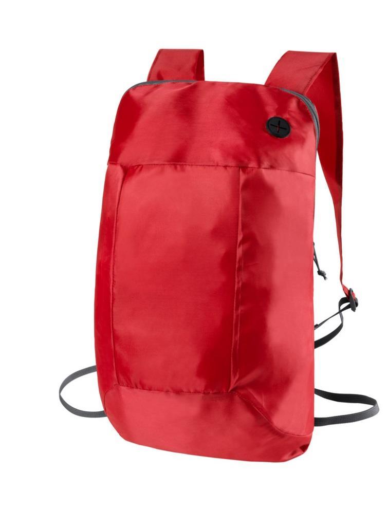 44,90 Kč/ks Skládací batoh s nastavitelnými popruhy přes ramena a výstupem pro sluchátka, 210D polyester, 70 g/m2