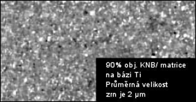 BZN* 9100 Compacts je složen z velkého podílu kubického nitridu bóru v cermetové matrici na bázi Ti.
