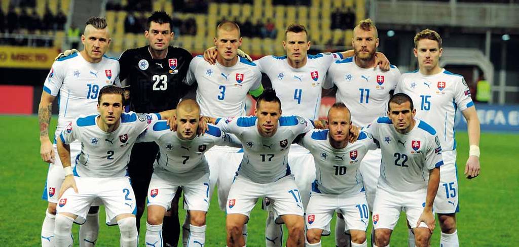 VÍŤAZ 2015 KOLEKTÍV FUTBALISTI SLOVENSKA Družstvo futbalistov Slovenska po absencii na svetovom šampionáte 2014 v Brazílii na jeseň výborne vstúpilo do kvalifikácie na Euro 2016 vo Francúzsku.