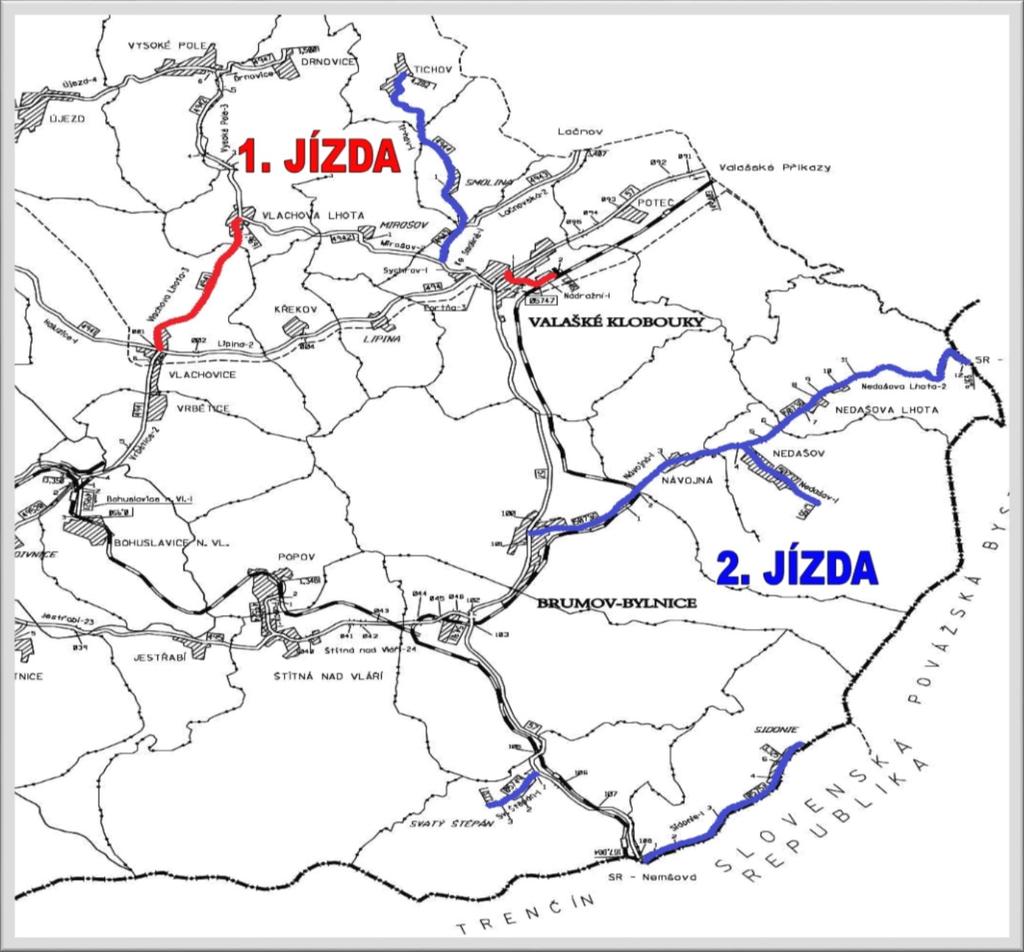 Okruh číslo: Z-13-V 1. řidič: Stanoviště: Val. Klobouky Telefon: 577 044 204 2. řidič: Stanoviště: Val. Klobouky Telefon: 577 044 204 Komunikace číslo Km od do Pořadí důležitosti Místopis Chemický Zdrsňovací 1.