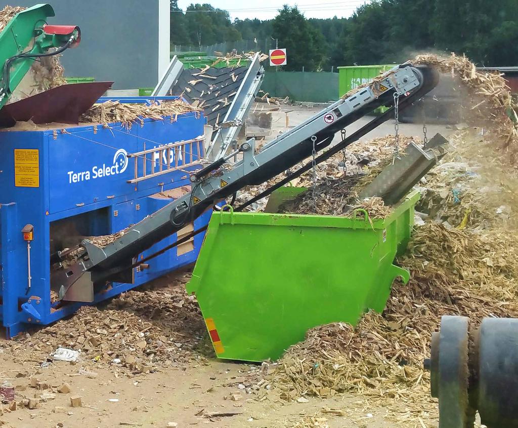 Terra Select HKS 50 Nejvšestranější zařízení pro třídění hrubé a jemné frakce Terra Select HKS 50 je mobilní třídící stroj s hákovým natahováním, který lze použít za bubnovým třidičem nebo drtičem.