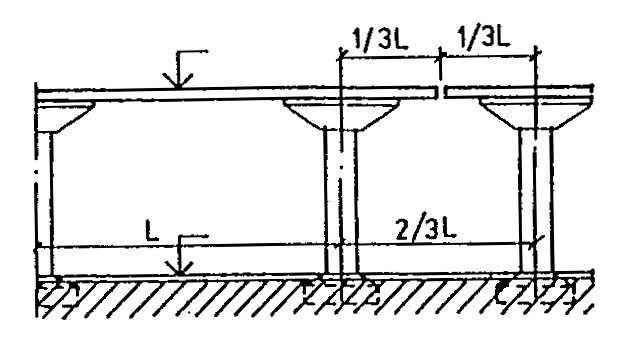 Konstrukční řešení dilatace - sedání Vykonzolování stropních konstrukcí