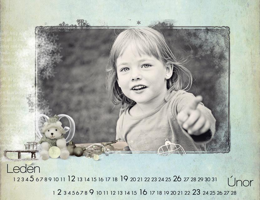 kalendář dvouměsíční + DVD s 10 fotkami 08 / 09 Kalendář A3 dvouměsíční na šířku s