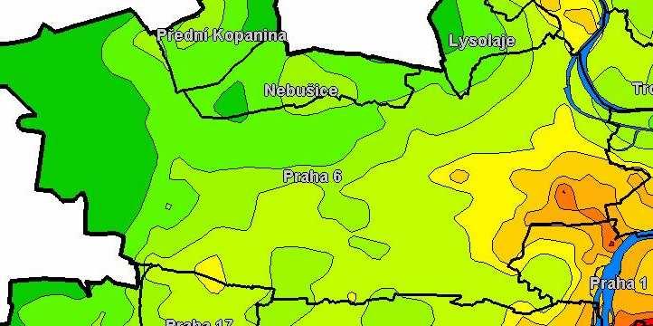 letiště Ruzyně a Vítězného náměstí