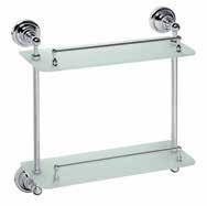 Držák ručníků dvojitý Double towel holder Doppelhandtuchhalter Двойной держатель полотенца 665 x 65 x 120 mm 144304052 Polička na ručníky Towel rack Handtuchhalter Полочка для полотенец 665 x 65 x