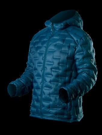 The special seamless technology and fabric used minimize the undesirable down reduction. It is suitable for winter sports activities, as well as for the metropolitan streets.