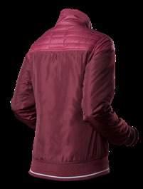 Interesting lightweight ladies jacket with a noticeable stitch lining and dice pattern.