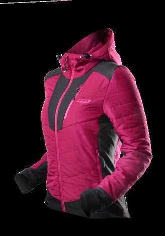 The selected combination of materials offers an excellent breathability and wind protection ratio. The perfect year-round companion.