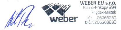 . Petr Weber, jednatel a