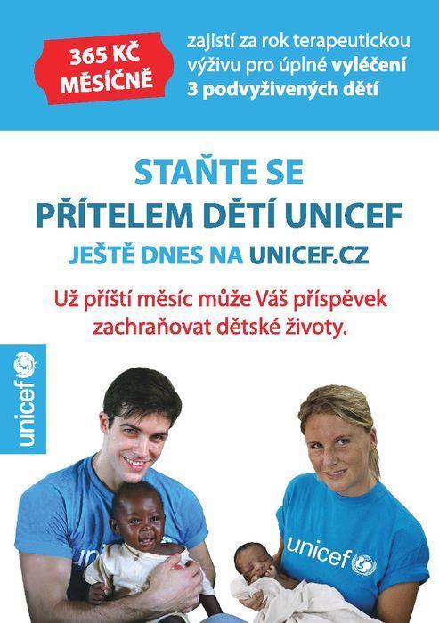 Multimediální kampaň projektu Přátelé dětí UNICEF Multimediální kampaň na podporu projektu Přátelé dětí UNICEF v roce 2016 probíhala ve třech časových etapách: počátkem roku (leden), o letních