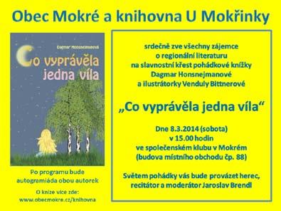 Autorkou knihy je paní Danuše Kolářová z Dobřenic, vesnice vzdálené zhruba 15 km od Hradce Králové.