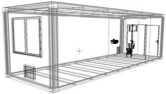 000,- Kč (bez DPH) 9000 x 2990 mm, světlá výška 2500 mm s bezp.