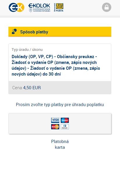 Strana: 9/16 4.1.2.1. Zadanie údajov platobnej karty Po výbere spôsobu platby Platobná karta budete presmerovaný na bezpečnú platobnú stránku.