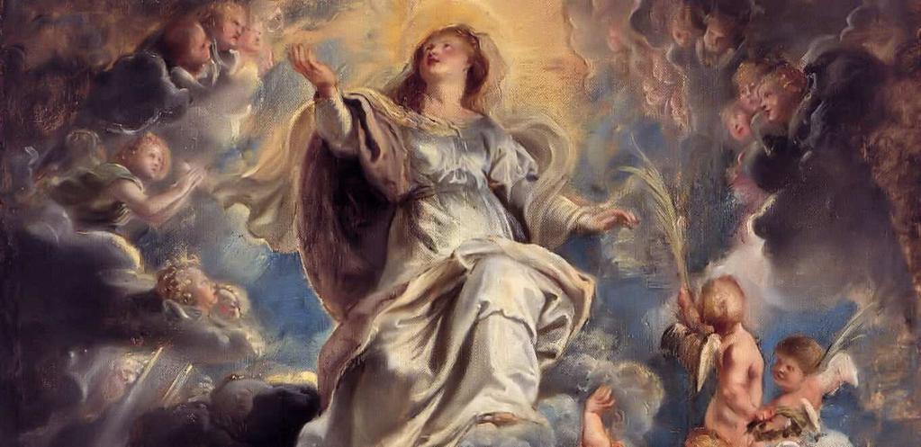 TÉMA Nanebevzetí Panny Marie Peter Paul Rubens, Nanebevzetí Panny Marie, 1614 V pondělí 15. srpna církev slaví jednu z nevětších slavností liturgického roku - slavnost Nanebevzetí Panny Marie.