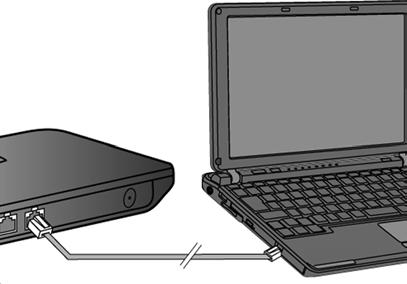 První kroky 4, Připojení počítače k routeru (volitelné) Prostřednictvím počítače připojeného k telefonu pomocí routeru lze provést nastavení základny telefonu.