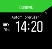 POZNÁMKA: Pokud chcete se zařízením cokoli spárovat, musíte nejprve vypnout režim letadlo, je-li zapnutý. 3.3. Výškoměr Hodinky Suunto Spartan Sport Wrist HR používají pro měření nadmořské výšky GPS.