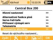 Stiskem 3D tlačítka se daný příkaz vloží do přehledu aktivních příkazů a je možné mu přiřadit ovladač na vysílači.