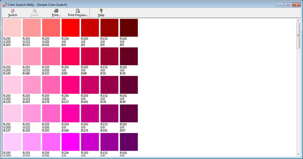 barev pomocí nástroje vzorkovníku barev barev pomocí nástroje vzorkovníku barev 2 Tato část vysvětluje použití nástroje vzorkovníku barev.