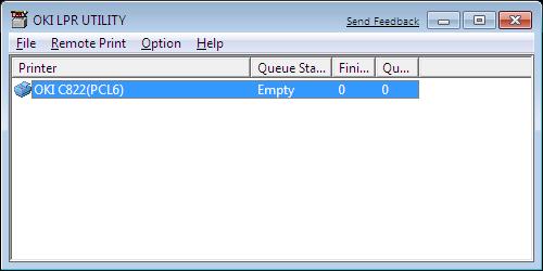 Softwarové nástroje pro systém Windows Nástroj OKI LPR Nástroj OKI LPR lze použít k realizaci tiskových úloh prostřednictvím sítě, správě tiskových úloh a kontrole stavu tiskárny.