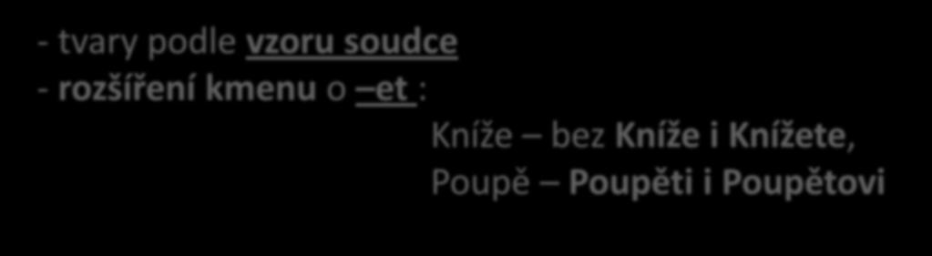 Příjmení zakončená na ů: - zůstávají většinou nesklonná bez pana Petrů, Janů,