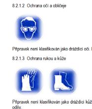 Zabraňte kontaktu s očima. Nevdechujte prach, v uzavřených prostorách větrejte. Při překročení limitních hodnot NPK-P použít respirátor s filtrem proti fibrogenním prachům. 6.