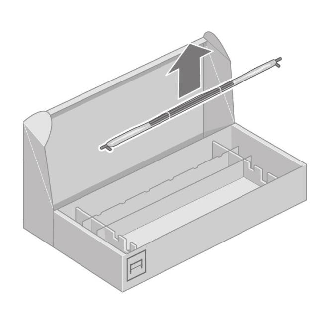 49 50 51 52 Remove the bin assembly from the box that contains the stand and the bin.