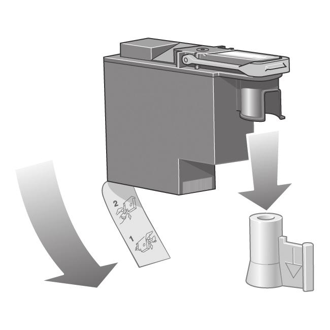 Lift the setup printhead until it is released from the carriage assembly. Then remove the other setup printheads.