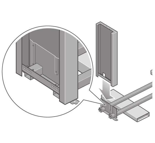 The left leg will fit only on the left side of the cross-brace. S o l a y ağı çapraz desteğin sol tarafına doğru indirin.