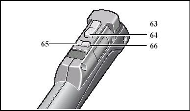 57 Tlačidlo typu prúdu + (jednosmerný kladný) Navolenie + prúdu je možné iba pri procese zvárania elektródou (len pri AC- systémoch). Kladný potenciál je na obaľovanej elektróde.