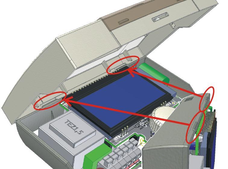 Klapku připojte trojžilovým vodičem o průřezu minimálně 0,25 mm 2. Maximální přípustné délka kabelu je 10 m.