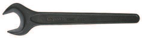 Jednostranný silový klíč DIN 894 / ISO 3380 svěrná čelist zahnutá o 15 pro obzvláště náročné montáže fosfátovaný povrch Úderový očkový klíč profil FlankTraction DIN 7444 s úderovou hranou pro