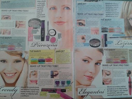 Jaký make-up ti sekne? (BG! 10/2012, s. 8-11) Obr. č. 14: Jaký make-up ti sekne? Analyzovaným textem je v tomto případě test 55, díky němuž může dívka zjistit, jaký je typ.