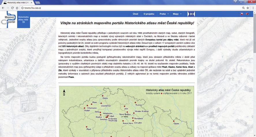 Portál Historický atlas měst ČR Portál Historický atlas měst České republiky je určen pro všechny laické i odborné zájemce o historickou geografii, historickou kartografii i dějiny měst.