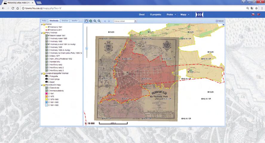 Jednotlivé lokality jsou zobrazeny na mapce, odkud se pak kliknutím na obálku konkrétního svazku zájemce dostane přímo k atlasu.